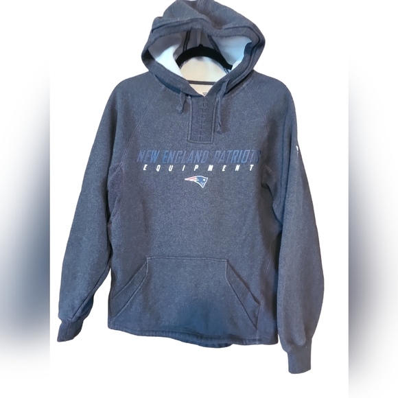 Pro Line Fanatics NFL New England Patriots Hoodie Sweatshirt S Gray Pullover - Picture 4 of 5